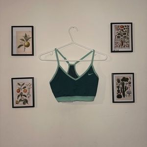 NIKE SPORTS BRA TEAL